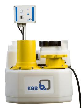 Fäkalienhebeanlage KSB mini-Compacta U1.60 E m.Rückschlagklappe - 29131501